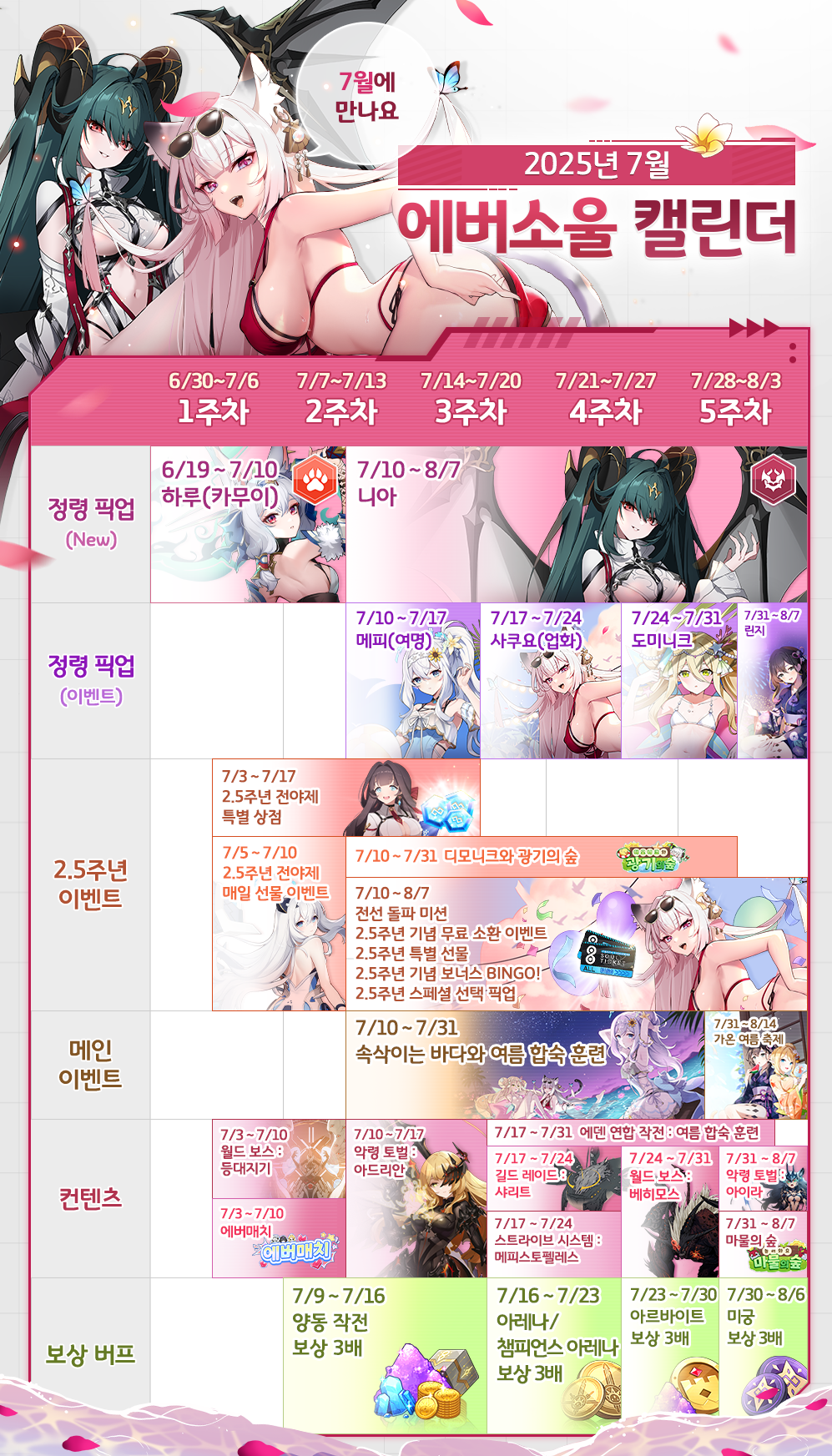 1월 스케줄